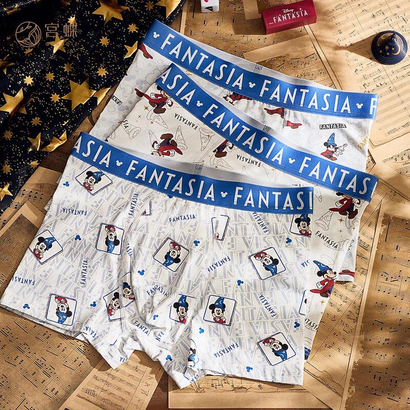 

Мужские дышащие трусы-боксеры с персонажами Диснея, 3 шт. 2XL