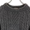 MACKINTOSH PHILOSOPHY Sanyo Shokai Wool Long sleeve knit 38 Gray sweater Women Used