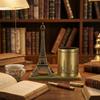 Portapenne Organizzatore Vintage, Scatola Portaoggetti da Scrivania di Lusso per Decorazione Scrivania Studio Casa Regalo