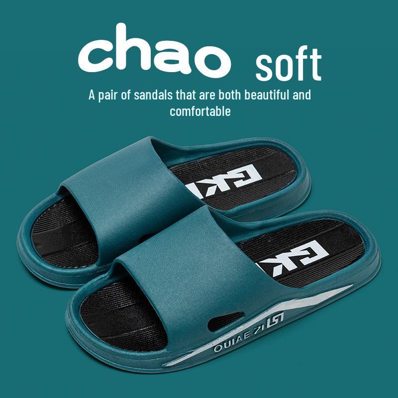 

Мужские модные нескользящие летние тапочки для дома и ванной 38-39【Shoes run 1-2 sizes small】