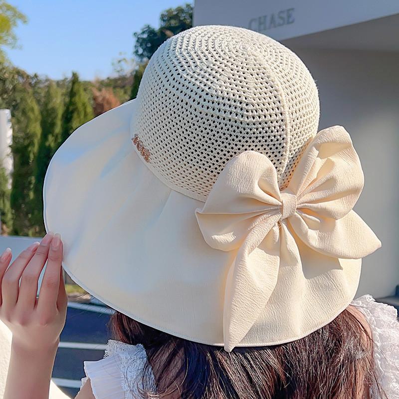 Cotton Sun Hat For Women With Large Brim Sun Protection For Beach Outdoor Sunshade