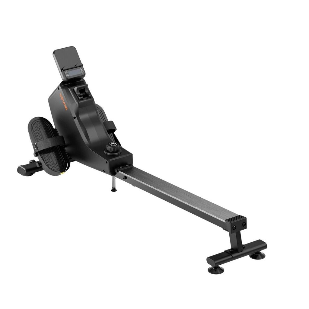 Magnetic Rowing Machine,16-Level Quiet Resistance Adjustable, Foldable Rower Machine for Home, 158kg Weight Capacity, Row Machines with Smooth Pulley