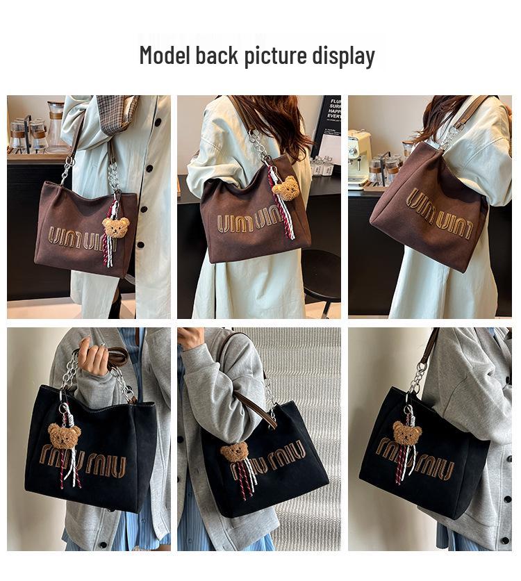 Versatile Large Capacity Korean Fashion Shoulder Tote Bag