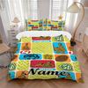 Custom Textile Tom Jerry Bedding 3 Piece Set HD Print Duvet Cover Pillowcases for Teens Adult Bedroom Decoration
