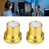 2pcs XLR Dust Caps Noise Stopper Shielding Caps Enhances Signal Stability and Auditory