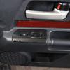 For Toyota FJ Cruiser 2007-2026 ABS Carbon Fiber/Red Car Glass Lift Button Decorative Frame Sticker Car Interior Accessories