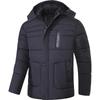 Winter Men's Casual Plus Velvet Cotton Jacket, Thick Men's Detachable Hooded Cotton Jacket, Men's Top Jacket
