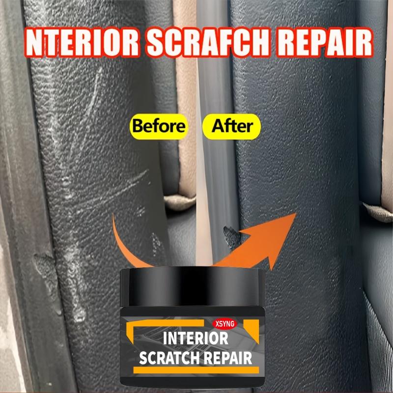 Полироль для удаления царапин с пластика салона автомобиля - Черный воск для приборной панели, Ремонтный набор против царапин для багажника, приборной панели и дверей 5G