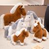 Pony Simulation Plush Toy Cute Soft Filling Doll Room Decoration Gift Festival