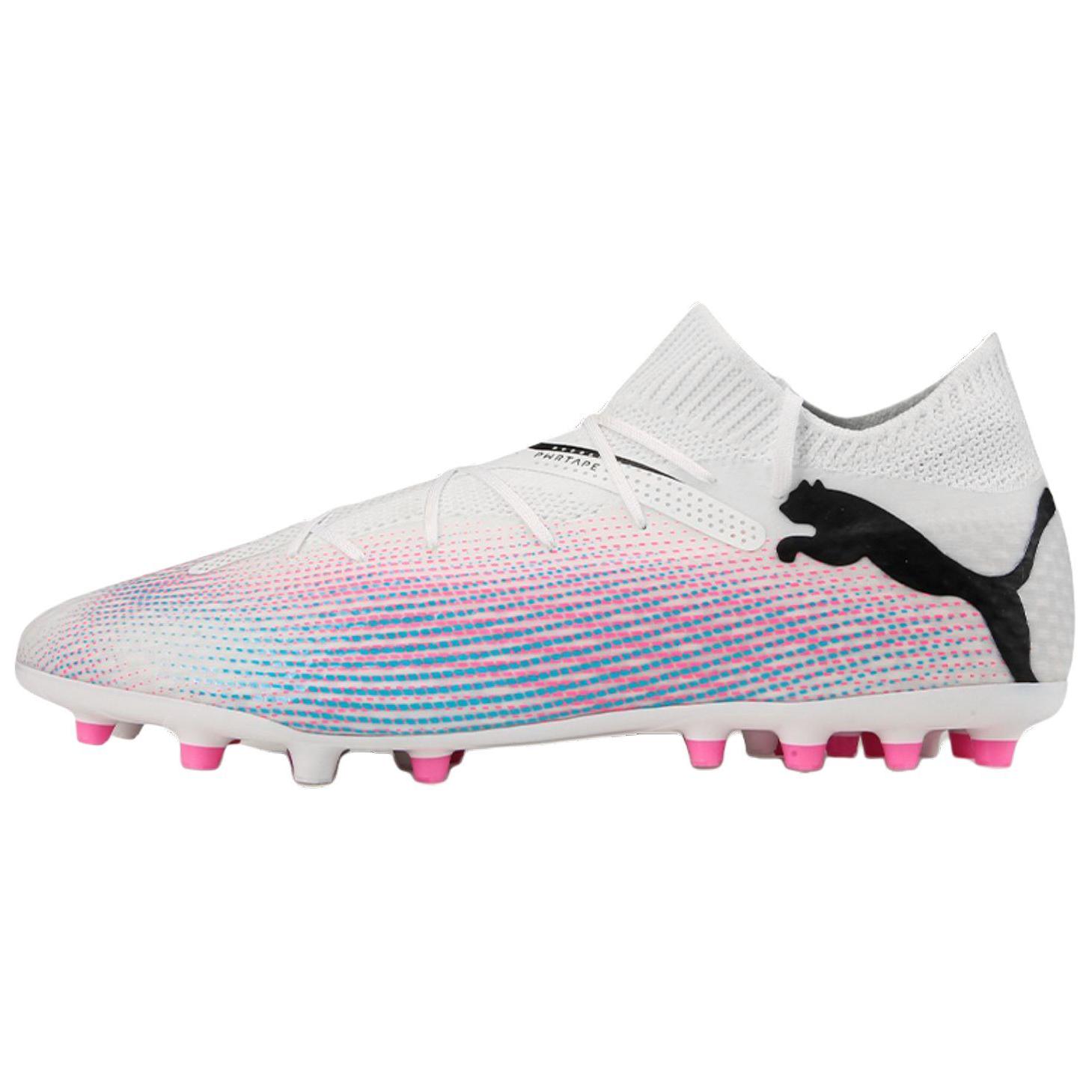 

New PUMA FUTURE 7 PRO MG Multi Ground Soccer Shoes Men s Pink White 108020-01 45