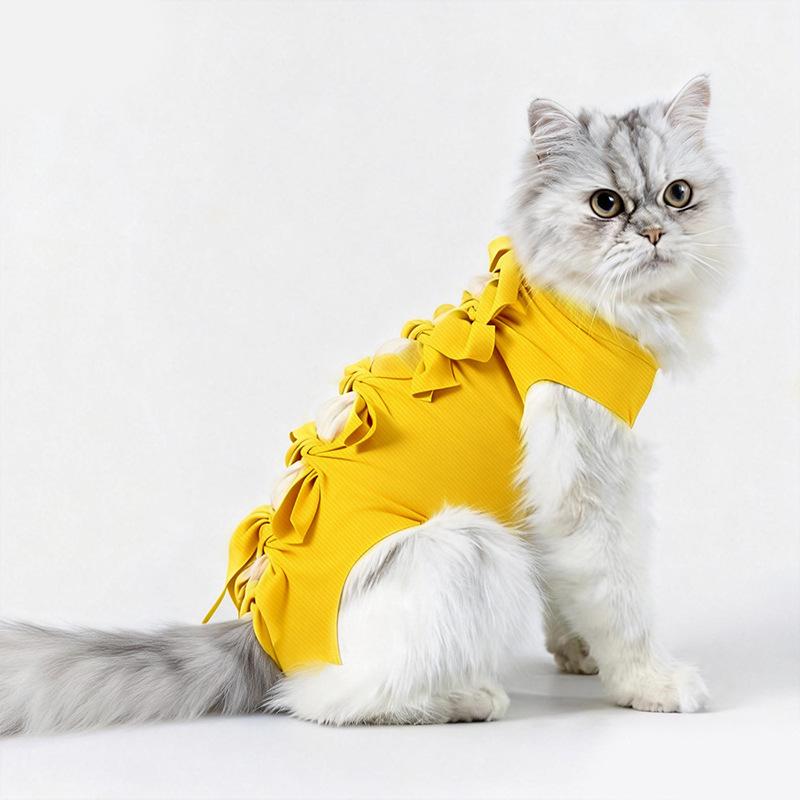 Traje Quirúrgico de Esterilización para Gatas, Traje de Destete, Ropa Anti-mordeduras para Gatos