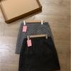 Korean Style Plus Size Polka Dot Woolen High Waist Slimming Short Skirt for Autumn/Winter.