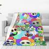2D Game Rhythm Box Digital Printing Nap Blanket Flannel Printing Warm Sleeping Blanket Blanket
