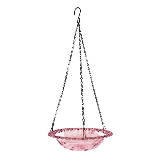 Bird Feeder with Removable Tray Hanging Bird Bath S Hook Design Bird Tub Shower Tray for Garden Balcony Patio
