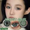 EYESHARE 1 Pair Natural Brown Contact Lenses for Eyes Gray Pupils 14.5mm Big Beauty Eyes Soft Lens Cosmetics