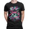 Deltarune Spamton Merch Ralsei Floral Men's T Shirts  Leisure Tees Short Sleeve Round Collar T-Shirt Cotton Big Size Tops