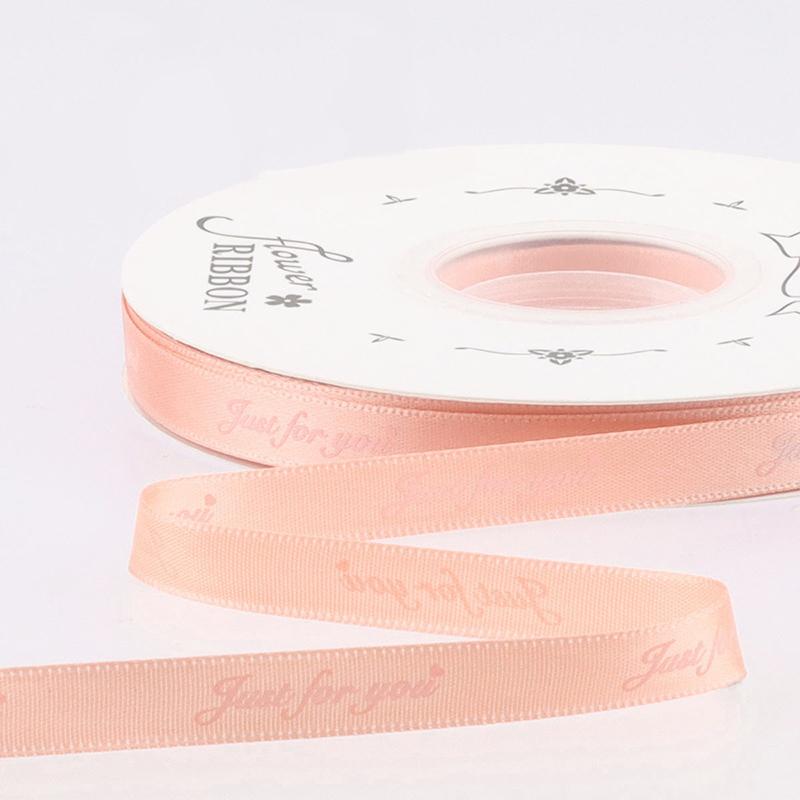 1Cm Colorful Wedding Love Ribbons Just For You Printed Polyester Ribbon For Wedding Decor Romantic Gifts Wrapping Ribbons