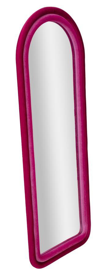 Wandspiegel Cloe Fuchsia Samt Cm 60X4X160