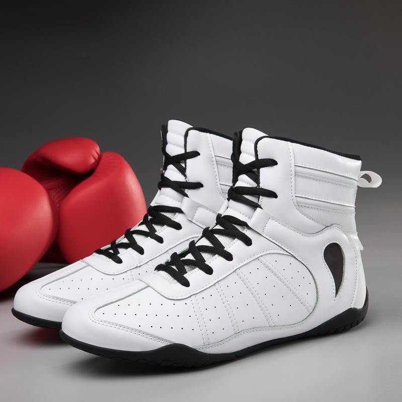 Spring and Summer New Men's and Women's Indoor Sports Shoes High-top Boxing Shoes Ring Training Shoes Fighting Shoes Wrestling Shoes