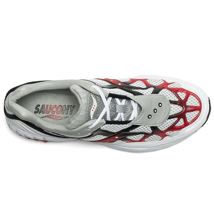 saucony Grid Web White Grey Red S70466-2(M)