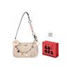 COACH shoulder bag [Customized bag] Nolita19 camellia rose metal brand logo zipper hand-painted three-dimensional Radio basic package (package)