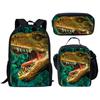 Jurassic Park Trendy Backpack European and American Retro Schoolbag Fourth Grade Bag Dinosaur Backpack