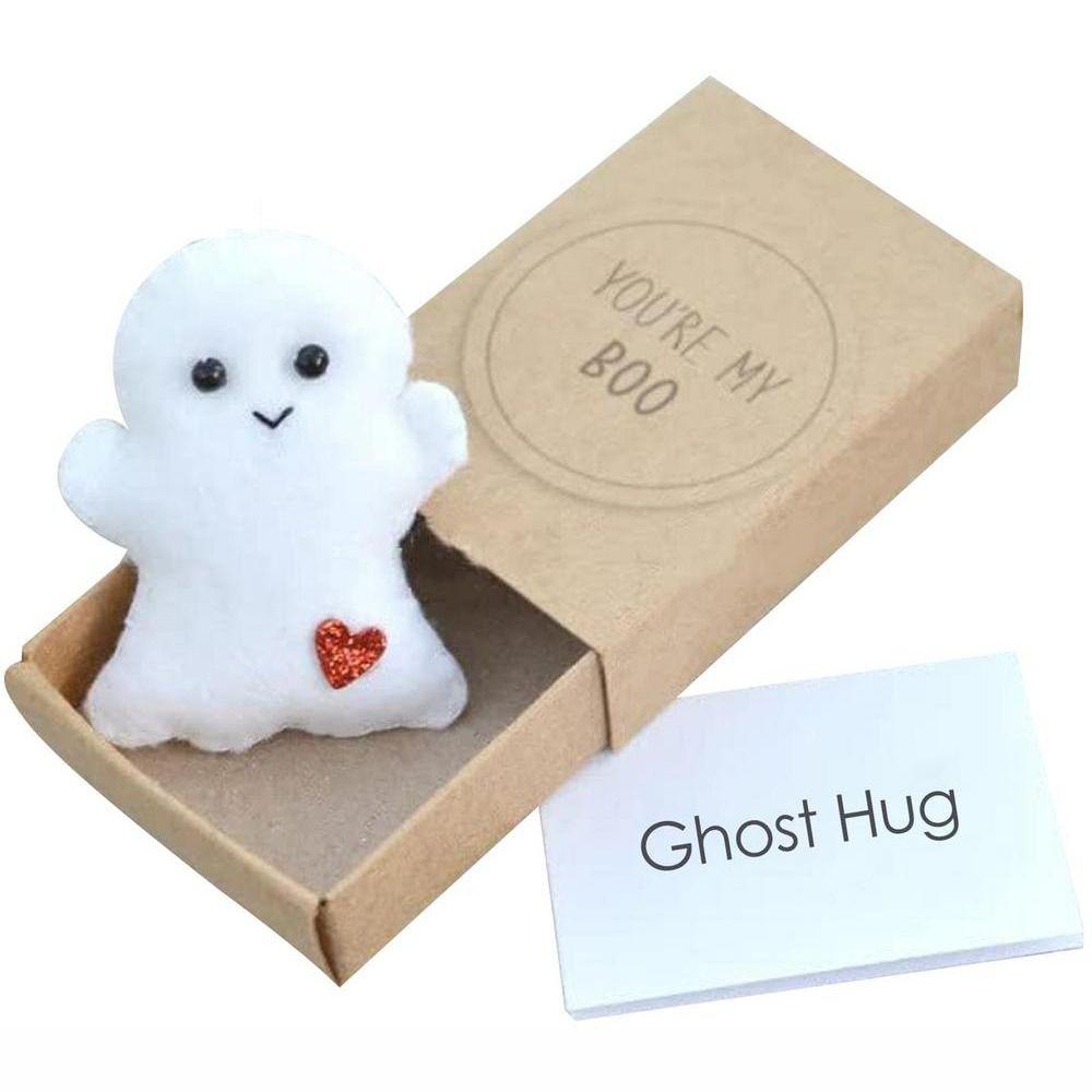Halloween Ghost Matchboxes Mini Cute Ghost Matchboxes Gift With Cards Halloween Boo Signs Halloween Party Favor Supplies