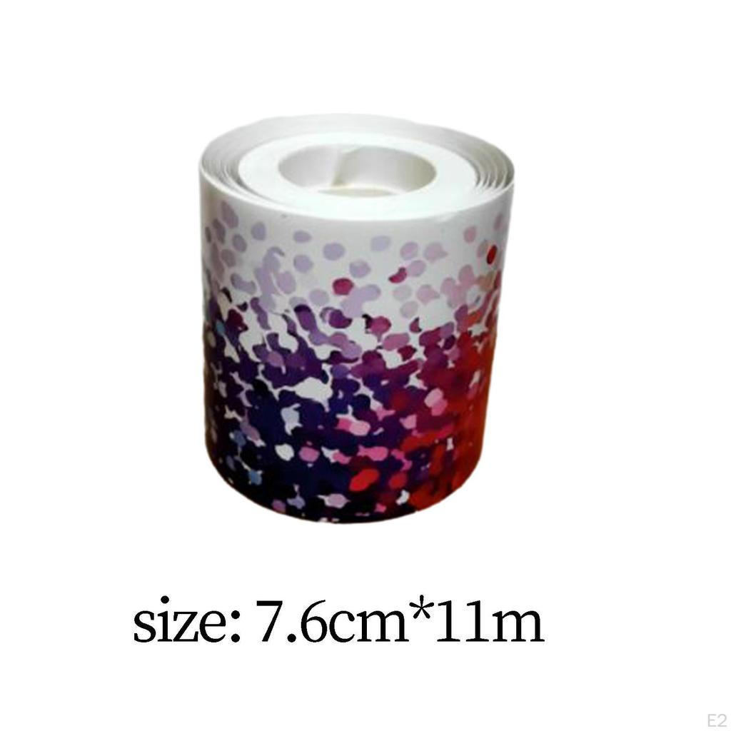 11M Length Waterproof Classroom Decoration Colorful Dots Trim Border Kitchen Bedroom Office