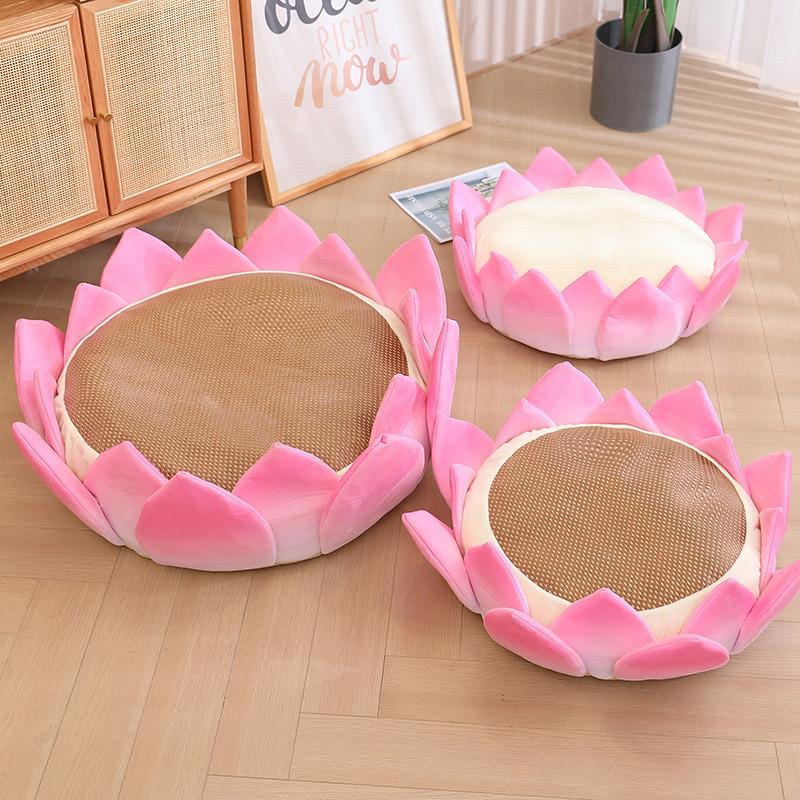 Creative Lotus Throne Seat Cushion Good Luck Lotus Lotus Futon Cushion Office Sedentary Chair Cushion Girls Tatami Mat