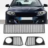 Front Bumper Center Grille and Fog Light Set, 5 Series F10 2011-2013, Enhance the Appearance of Your Vehicle