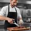 Kitchen Scissors Cooking Scissors Disassemblable, Dishwasher Safe, Stainless Steel, with Nutcracker Silver