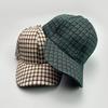 Spring And Summer Plaid British Retro Thousand Bird Grid Classic Baseball Cap Men And Women Retro Sunshade Personality Fashion Versatile