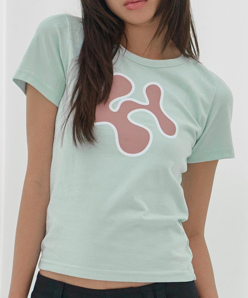 FANCY CLUB Fy Cloud Tee (Mint) F26Qb052