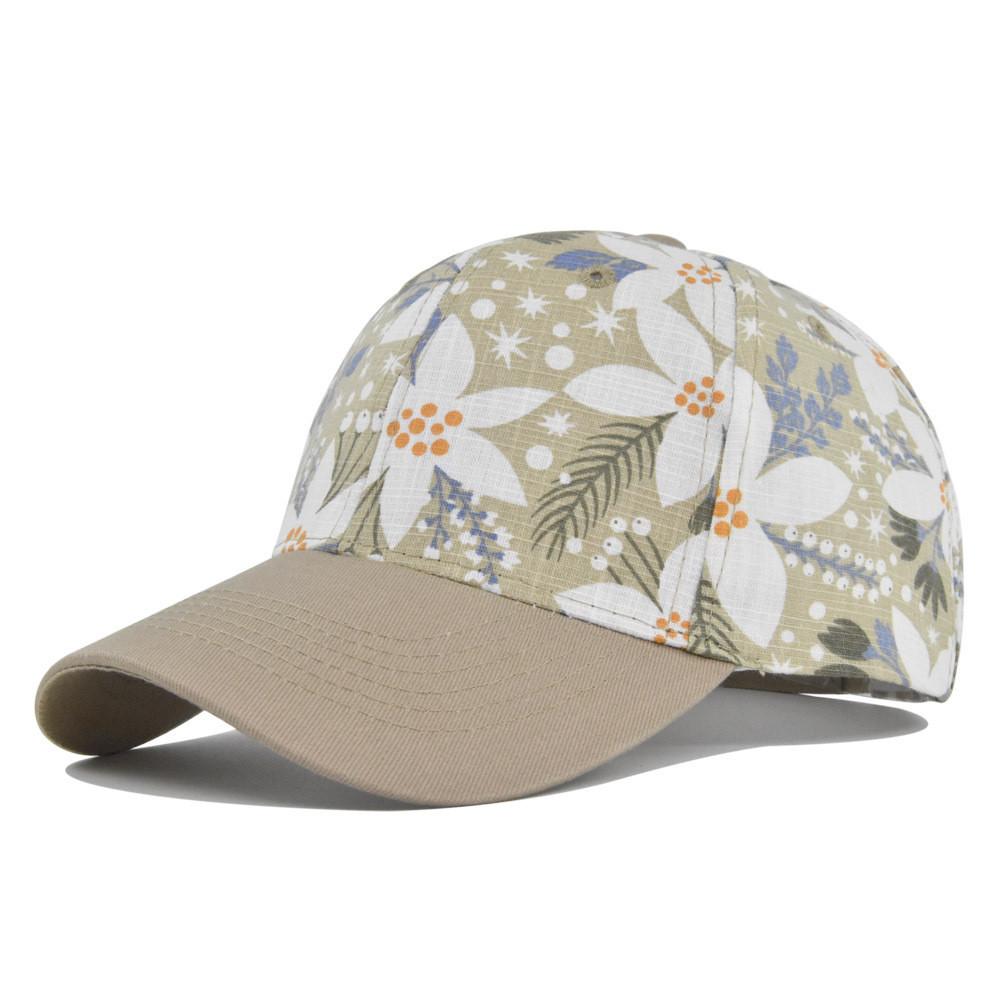 Graffiti Print Baseball Cap Vintage Sun Hat Breathable Cotton Adjustable