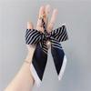 Flower Scarf Bow Keychain Pearl Bag Accessories Headset Pendant Bowknot Bag Pendant  Girl