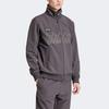 Adidas Originale Suddell Geometrisches Muster Bedruckte Stehkragen Langarm Jacke Herren Jacke Grau IN6754