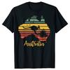 Vintage Land Map Australia Day Australian TShirt Summer Men Fashion T Shirts Cotton Short Sleeve Oversized Tshirt Tops