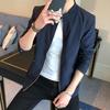 Men's New Jackets, Men's Korean Style Trendy Spring and Autumn Fashionable Handsome Tops, Versatile Solid Color Men's Jackets, Men's