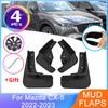4Pcs Mudguards For Mazda CX-5 CX5 CX 5 2022 2023 Facelift Splash Guards Front Rear Mud Flaps Wheels Fender  Accessories