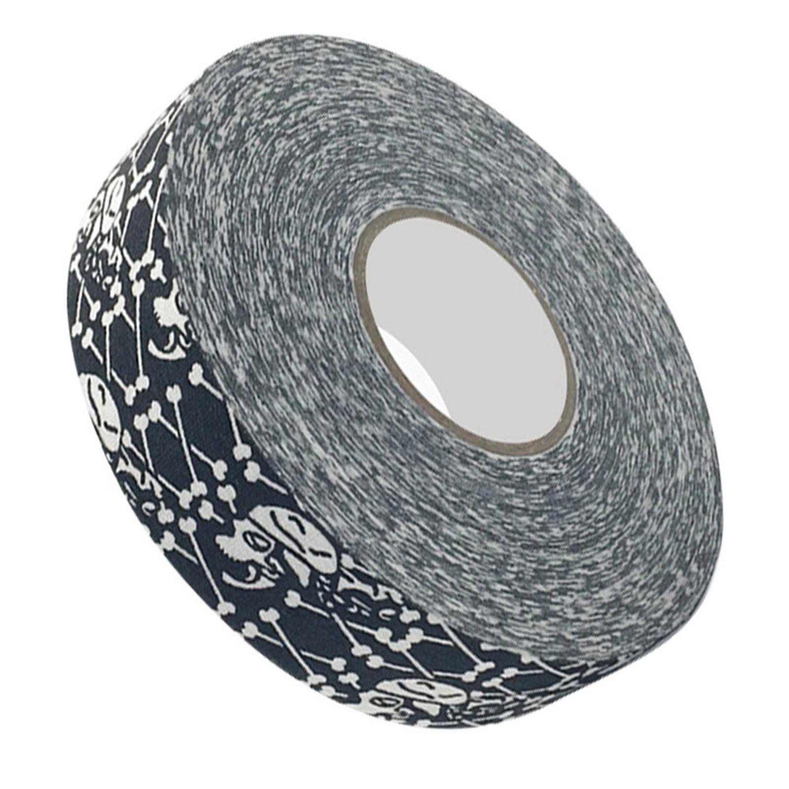 

Защитная лента для хоккея 2,5 см x 25 м, спортивная безопасность, накладки для бадминтона, ленты для хоккейной клюшки Skull