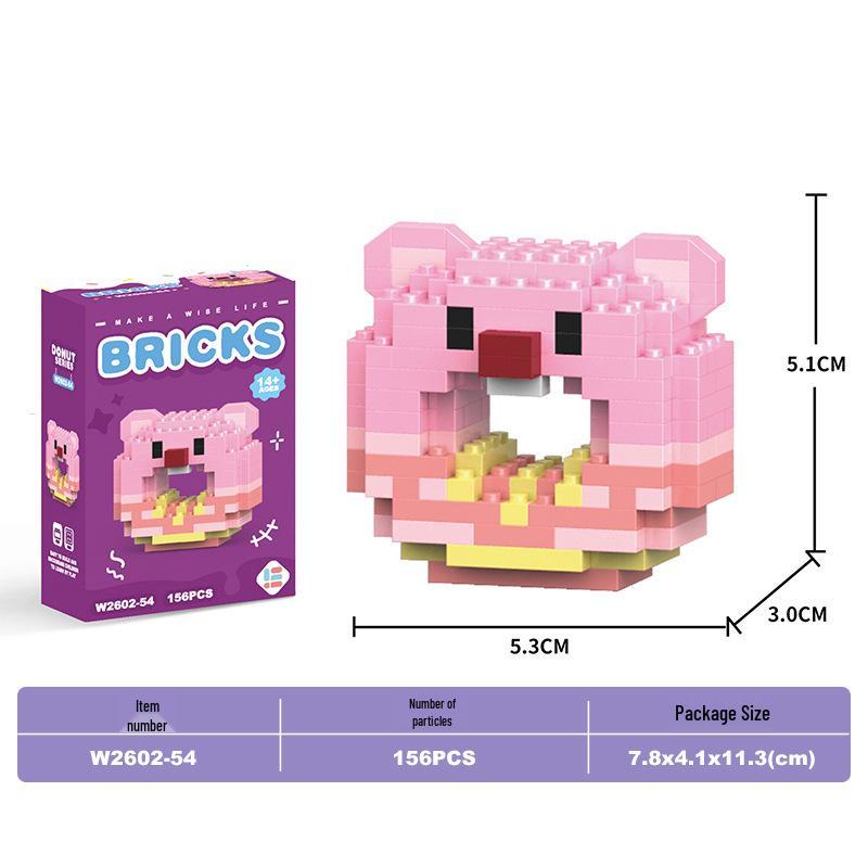 Lele Brothers Micro Building Blocks - Educational Small Animal Sets for Kids, Compatible with Lego, Boys' Toy Gifts