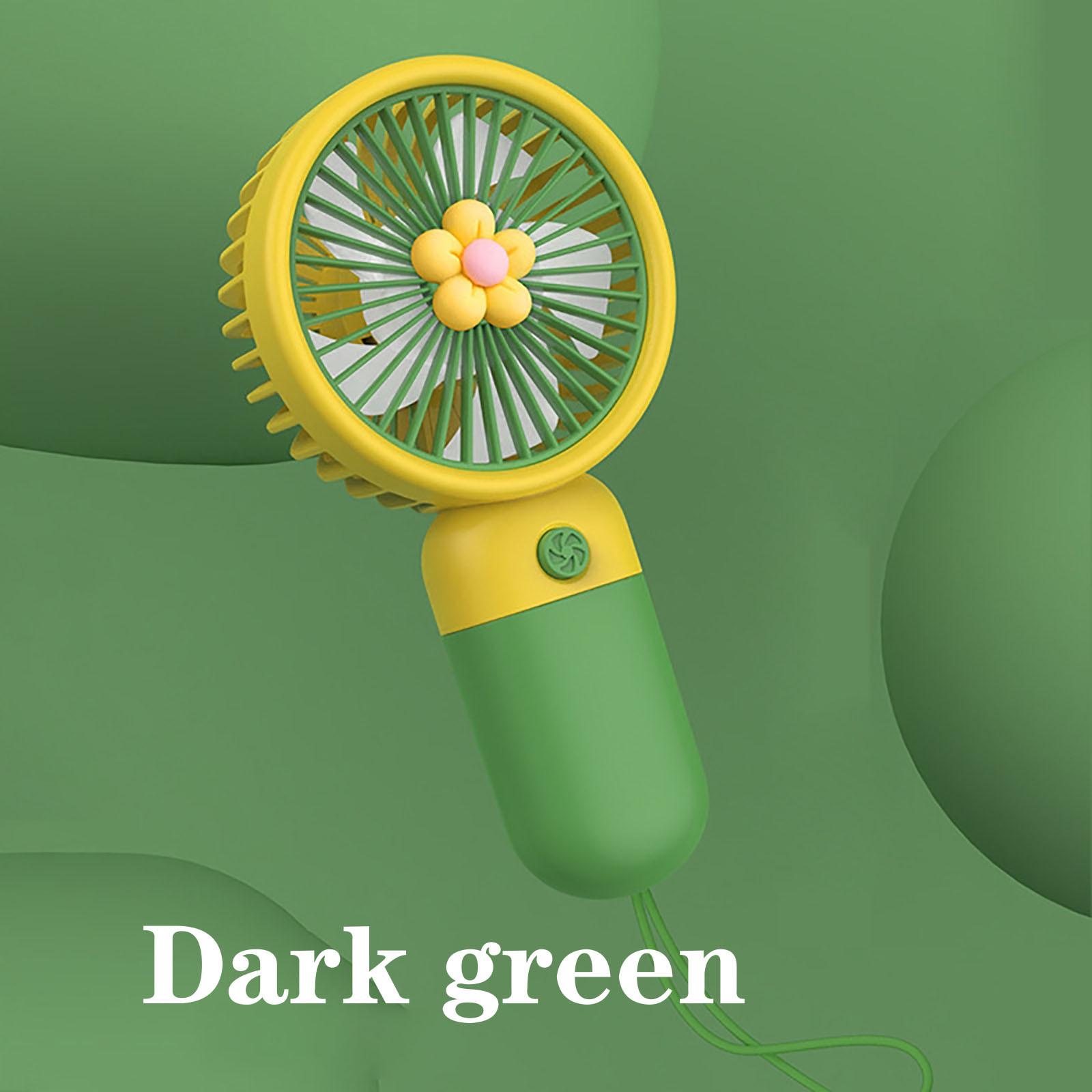 Новый летний цветок ручной небольшой вентилятор небольшой свежий портативный портативный — фото 6