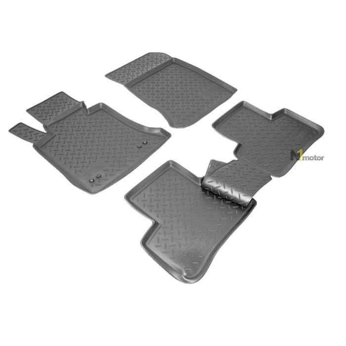 Tapis De Sol En Caoutchouc TPE - NORM Liners - Mercedes GLK X204 - Antidérapant - Résistant - Facile À Nettoyer