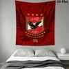 Al Ahly Wall Tapestry Aesthetic Wall Hanging Printed Fabric Blanket Decorative Tapestries for Bedroom Living Room Home Decor