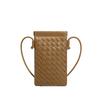 Borsa a Spalla Retro per Cellulare Intrecciata a Mano Moda Stile Casual Pochette da Donna