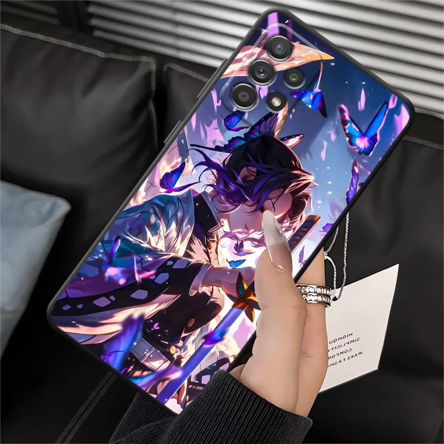 Demons Anime Slayer Case for Samsung Galaxy A01 A02 A06 A03 Note 20 Ultra 9 10 A04 A30 A40 A10 A20 A50 A70 A05 Soft Back Phone