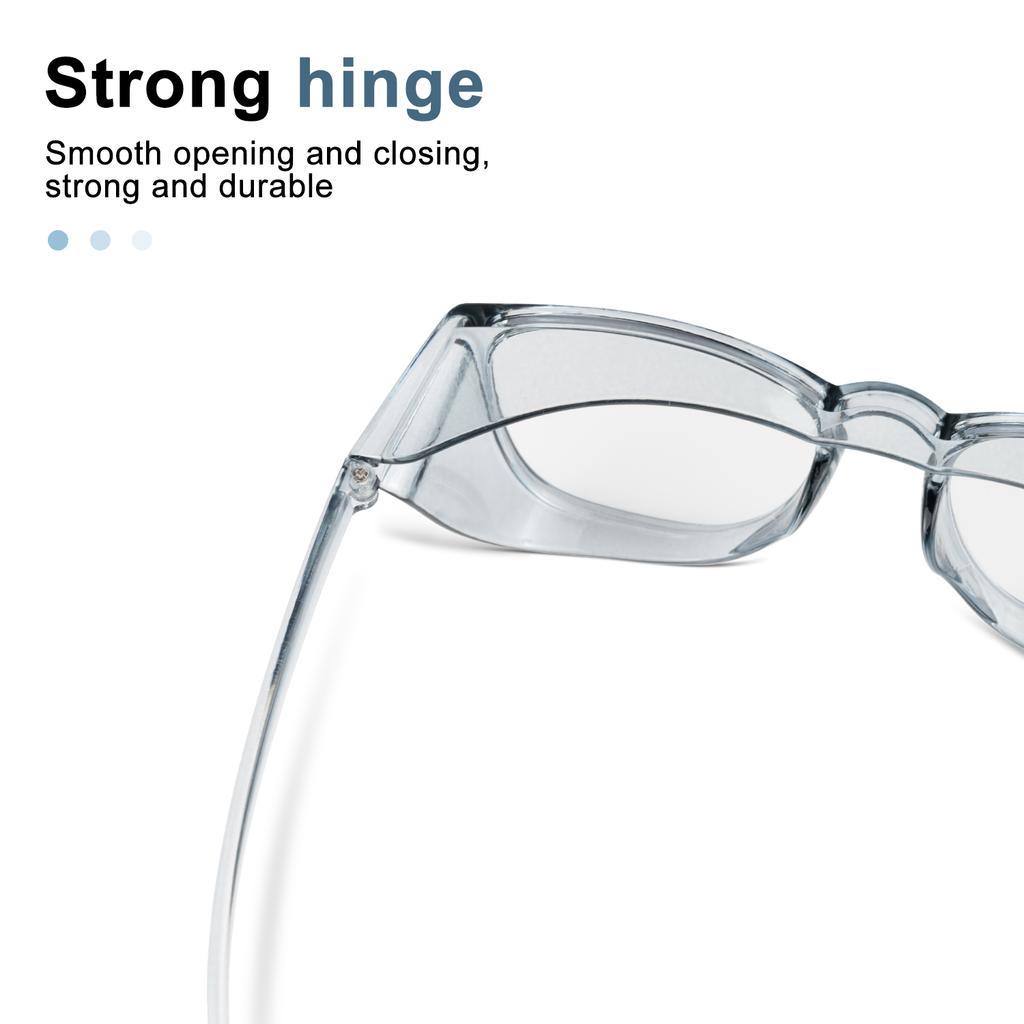 2PCS Multi-coloured PC Anti-flecking Pollen Goggles Men's and Women's Sunglasses Anti-blue Light Radiation Glasses