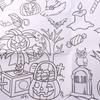 Creative Halloween Graffiti Tablecloth Handmade Large Coloring Posters  Classroom Activities