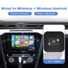 Bezprzewodowy CarPlay Dongle Plug and Play Bezprzewodowy CarPlay Android Auto Mini Box BT WiFi Automatyczne połączenie dla przewodowych samochodów CarPlay z systemem Android