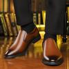 2026 Male Business Formal Wear Casual Shoe Men's Breathable Leather Shoes Black Soft Leather Soft Bottom Spring Best Man Homme